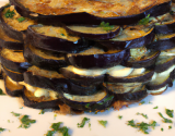 Mille-feuilles soleil d'aubergines