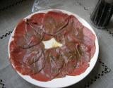 Carpaccio léger de bœuf