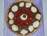 Tarte meringuée à la mousse au chocolat et aux fraises