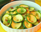 Salade fraicheur courgettes