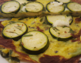 Omelette de courgettes à la feta