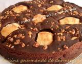 Moelleux croustillant chocolat pommes