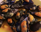 Moules froides en sauce