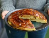 Gâteau renversé à la banane, sans four