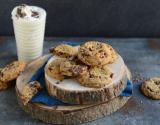 Cookies au chocolat et milkshake à la banane et vanille