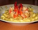 Tagliatelles aux crevettes