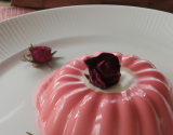 Panna cotta rose bonbon