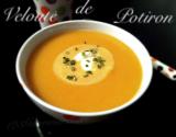 Velouté de potiron recette vitaminée