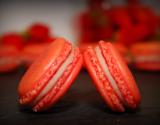 Macarons à la soupe de fraises