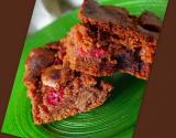 Brownie choco-framboises