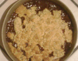 Crumble poire-banane-chocolat