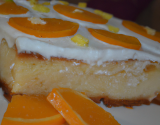 Gâteau à l'orange et à la crème