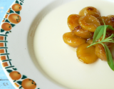 Blanc-manger aux amandes et mirabelles