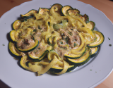 Pâtes sauce courgettes à la Colombo