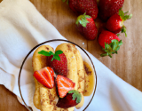 Tiramisu crémeux aux fraises