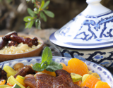 Magret de canard et sa tajine aux légumes et fruits secs