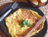 Omelette de pommes de terre au gruyère