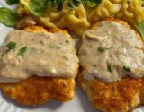 Escalopes de dinde et pâtes