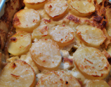 Pommes de terre façon roëstis gratinées à la crème de chèvre