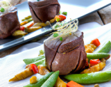 Papillotes de filet mignon aux légumes