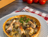 Tarte de Poulet Fermier d'auvergne Label Rouge aux moules