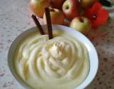 Crème vanillée aux pommes