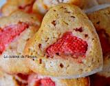 Muffin aux fraises et amandes