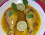 Cuisse de dinde glacée au citron et curry