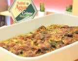 Gratin de courgettes à la crème de Saint Agur