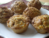 Mini muffins à la cannelle aux pommes et aux noisettes