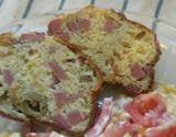 Cake aux lardons et olives