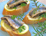 Crostini aux filets d'anchois