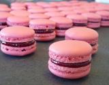 Délice de macarons à la fraise