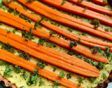 Tarte de carottes au gingembre