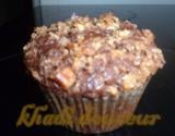 muffin banane nutella et son streusel