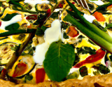 Tarte légère au fromage frais et aux légumes d'été