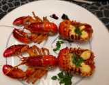 Homard grillé et Belles de Fontenay