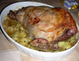 Gigot d'agneau boulanger