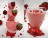 Mousse de fraises au fromage blanc