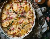 Gratin de pommes de terre au jambon fromage