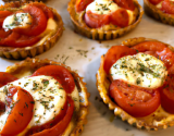 Tartelettes aux tomates et à la mozzarella