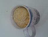 Mug cake moutarde, gruyère