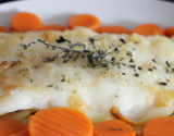 Gratin cabillaud carottes