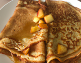 Crêpes aux pommes et au sirop d'érable