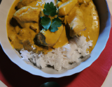 Curry de poulet au coco