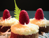 Petits gâteaux framboise et coco