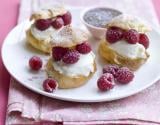 Douceurs de choux mascarpone framboises