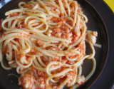 Linguine à la bolognaise de poisson