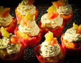 Cupcakes saumon, citron vert & pomme