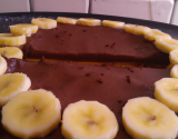 Tarte mousseuse et douce : chocolat et banane